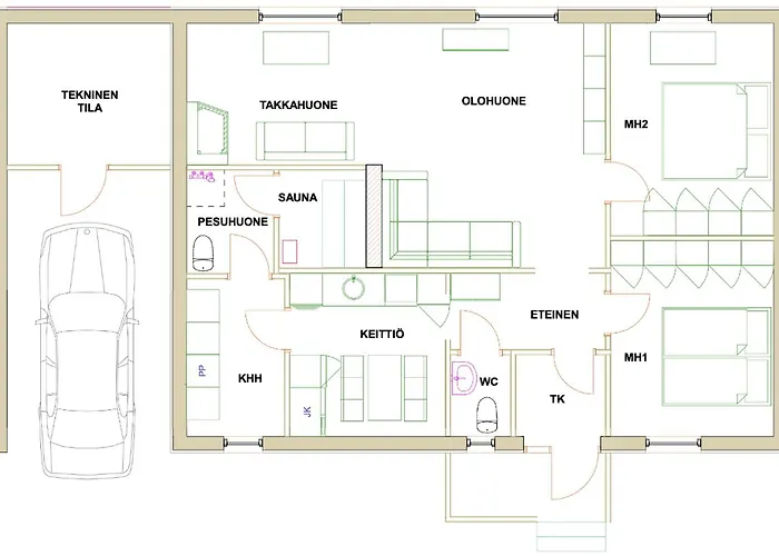 Appartement Lepikko - Helppoa Majoitusta, Easy